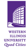 purple WIU QC logo