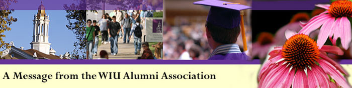 A message from the WIU Alumni Association