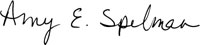 Amy Spelman signature