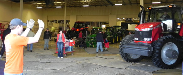 2013 Ag Mech Expo Setup in progress