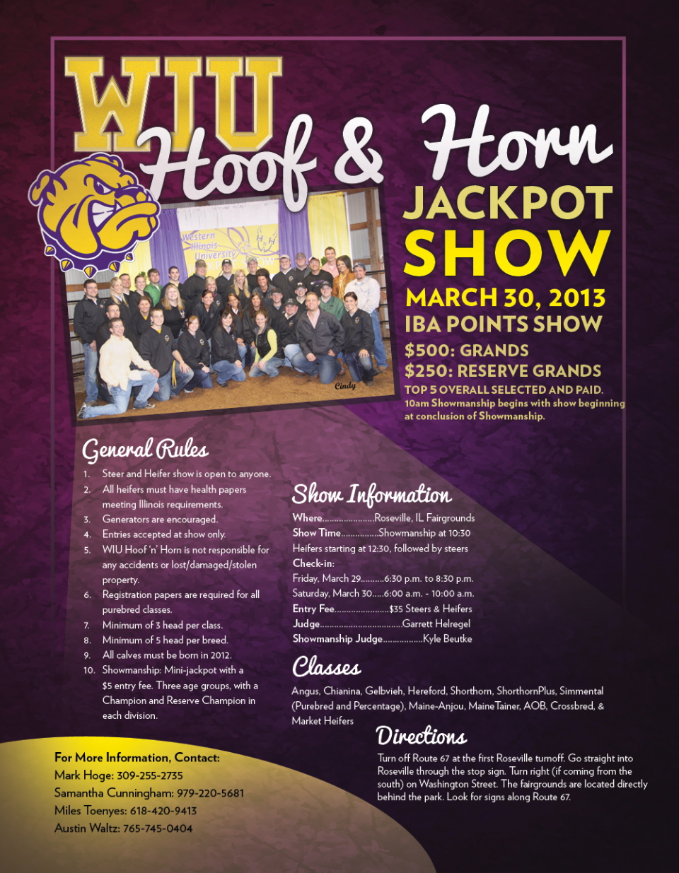 Steer Show Ad