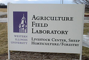 Agriculture Field Laboratory Sign