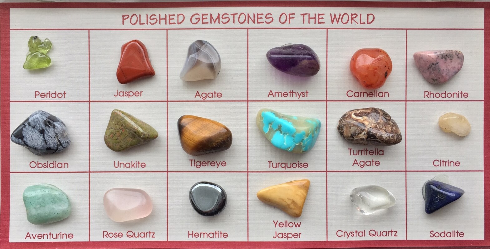 Polished gems