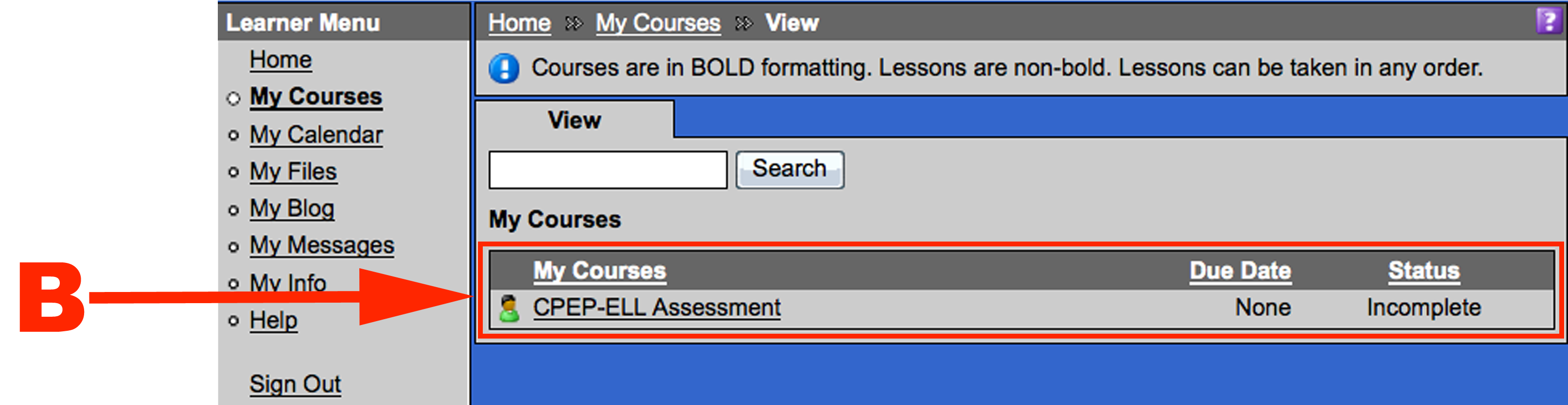 course
