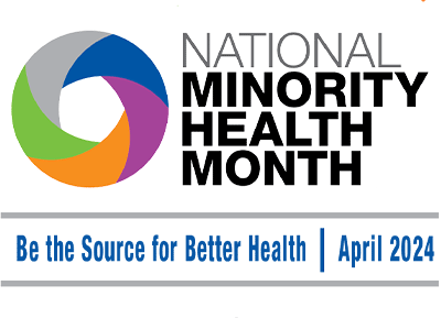 Minority Health Month logo