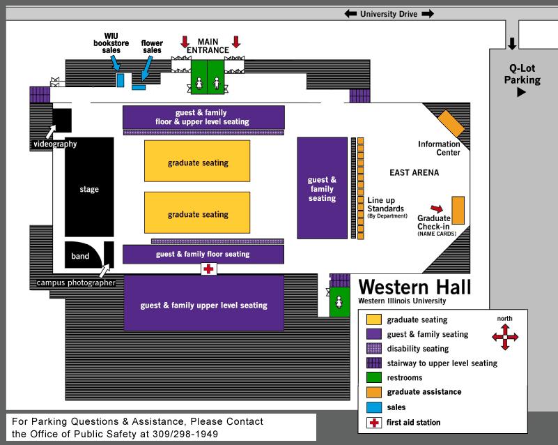 Western Hall Map
