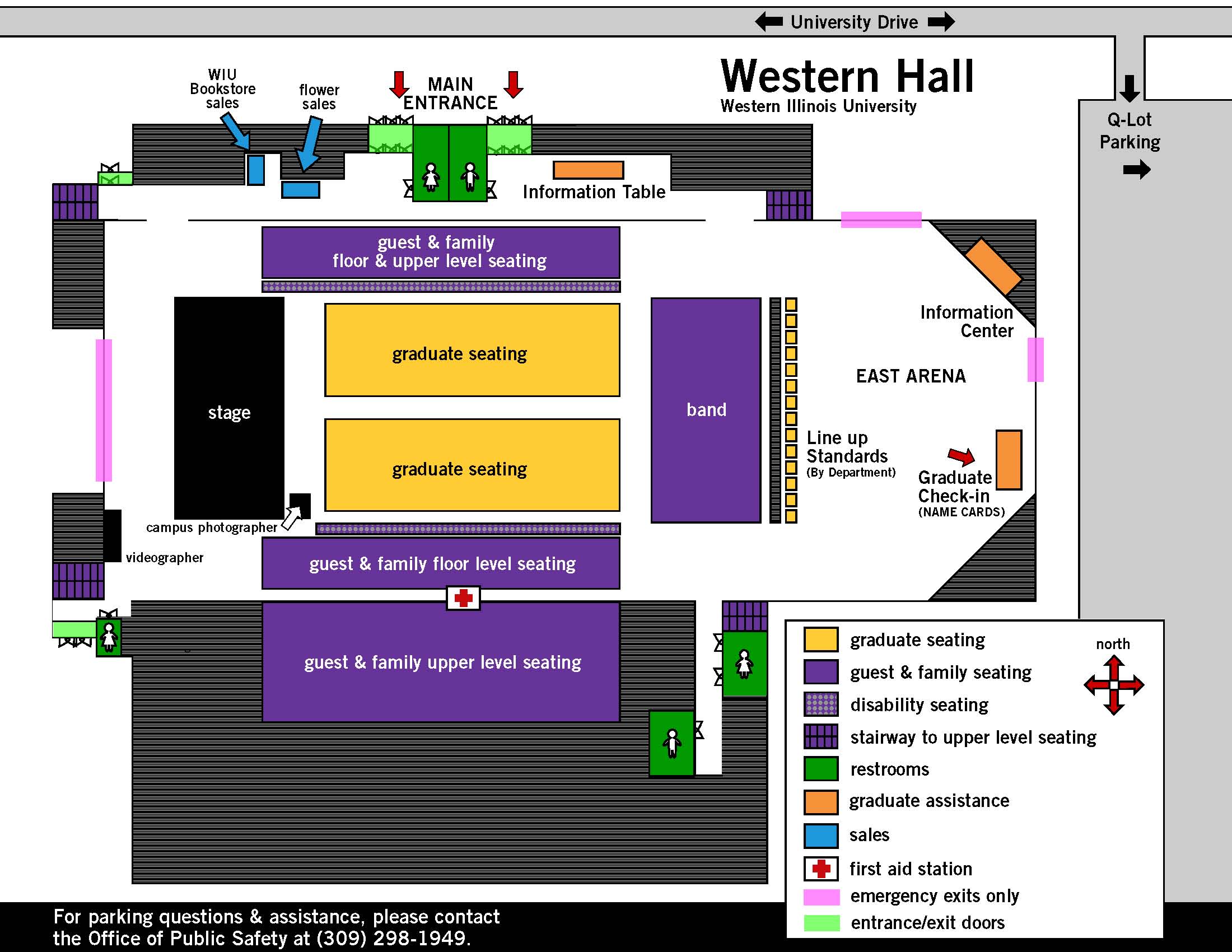 Western Illinois University Macomb Il Campus Map United States Map