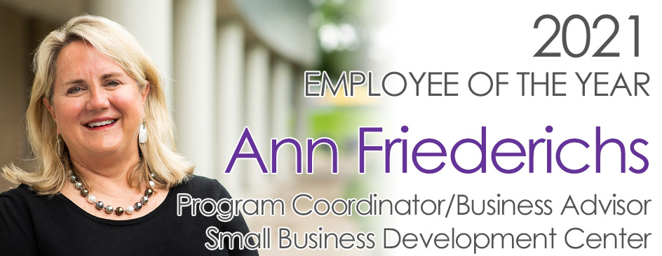 2021 Employee of the Year, Ann Friederichs