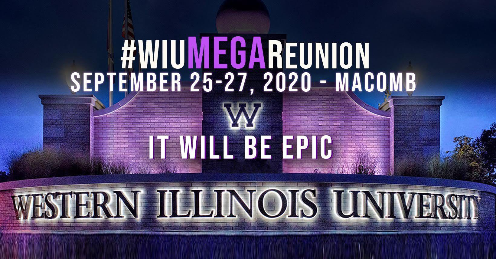 WIU Mega Reunion Planned for 2020 Western Illinois University