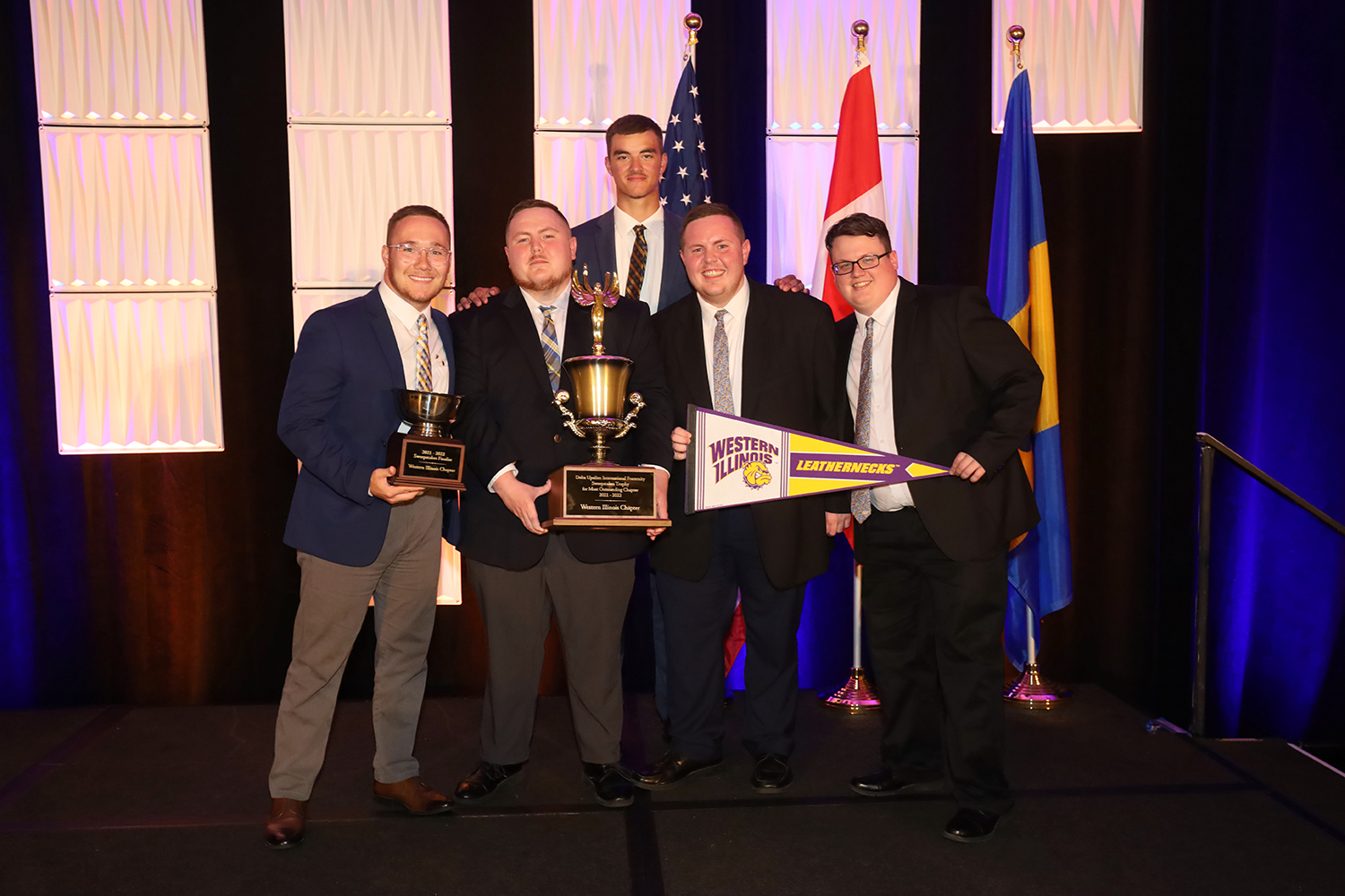 Wiu Delta Upsilon Fraternity Receives Highest Honor Given To 