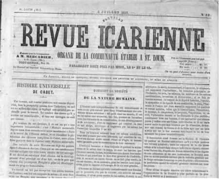 Image of the Revue Icarienne newspaper