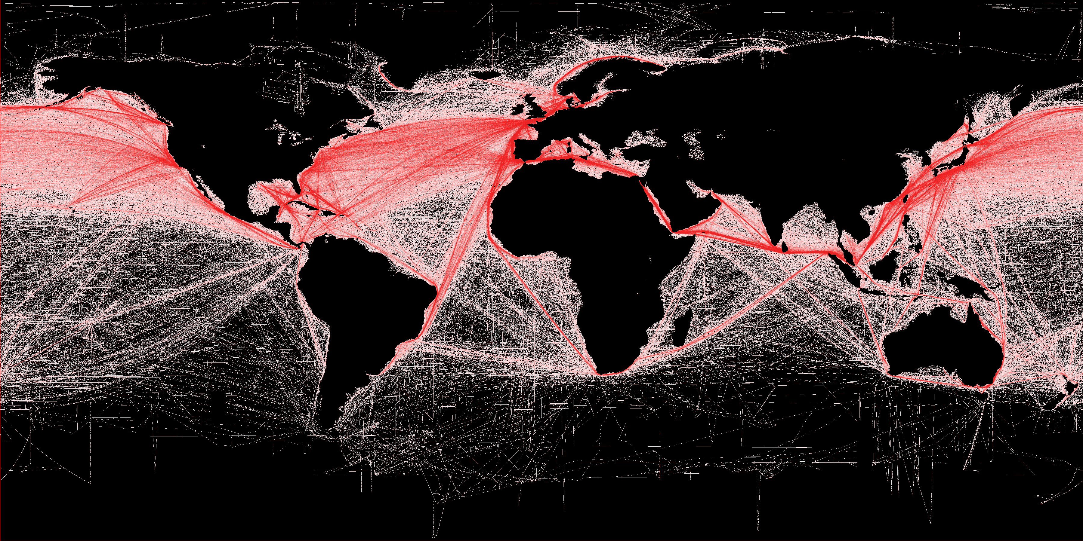 Image of global trade routes