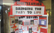 Photo of digitization display.