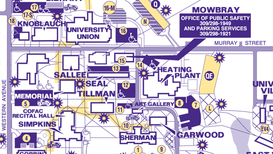 Graphic: Map location of Mowbray Hall