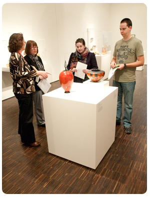 Grad Students at the Figge