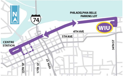 Metro Downtown Connector Map
