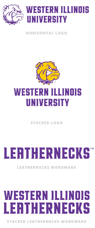 Examples of different athletic logos