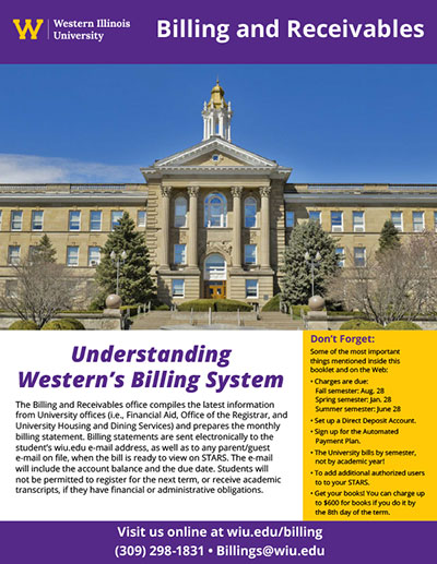 Understanding Western's Billing System Pamphlet