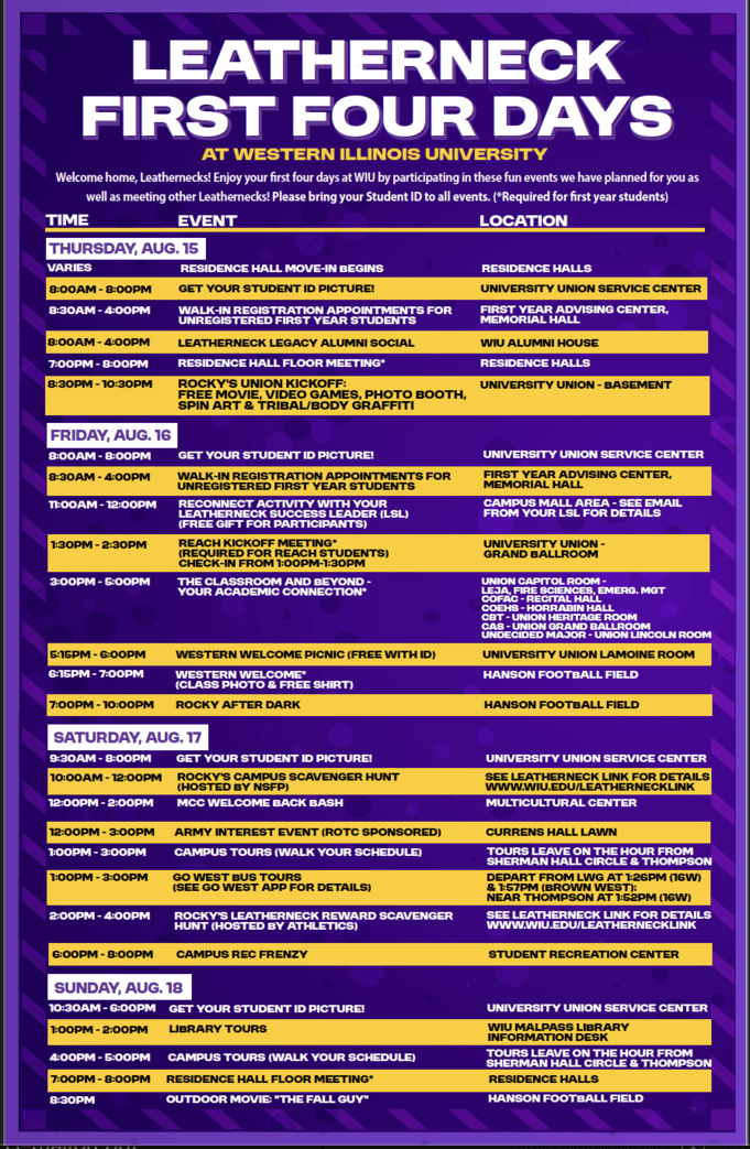 Leatherneck First Four Days Flyer