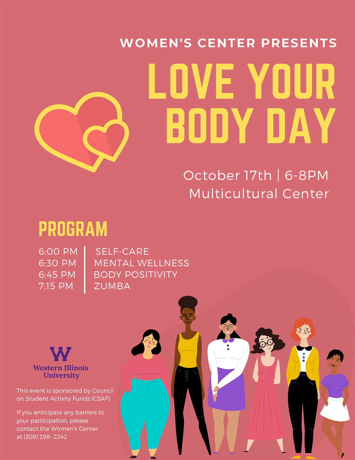 Love Your Body Day Oct. 17 at WIU - Western Illinois University News ...