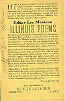 Scan of a page that was printed by the James A. Decker Press. 