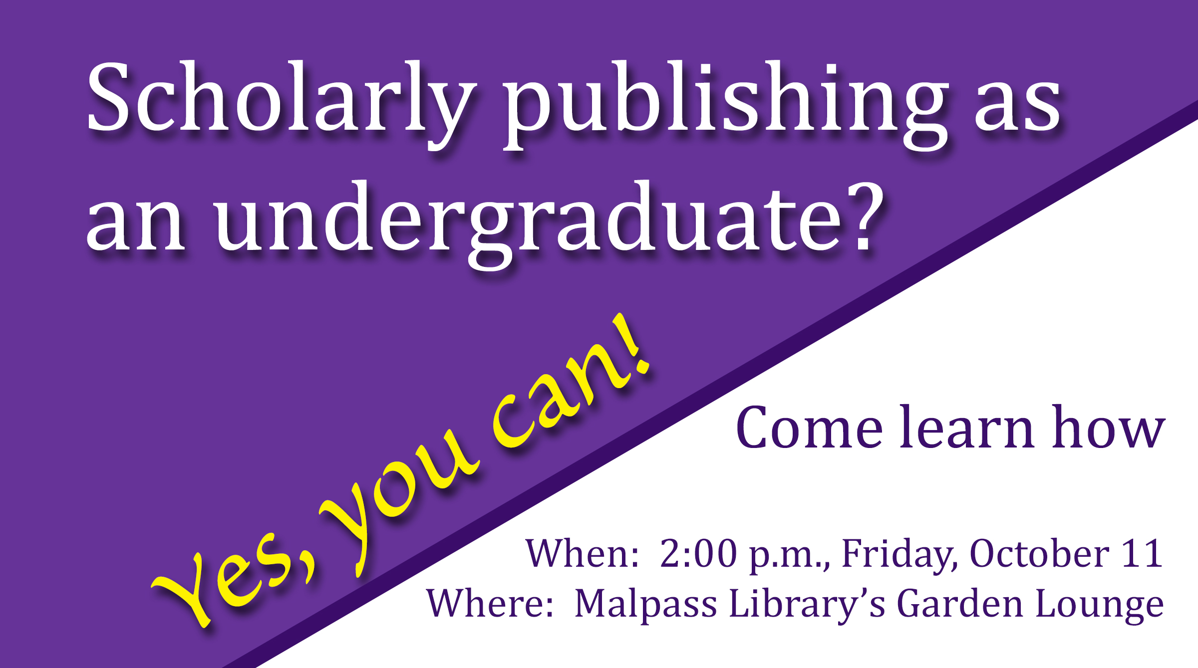 Undergrad Publishing