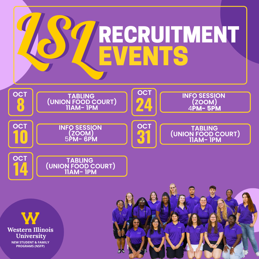 LSL recruitment events 