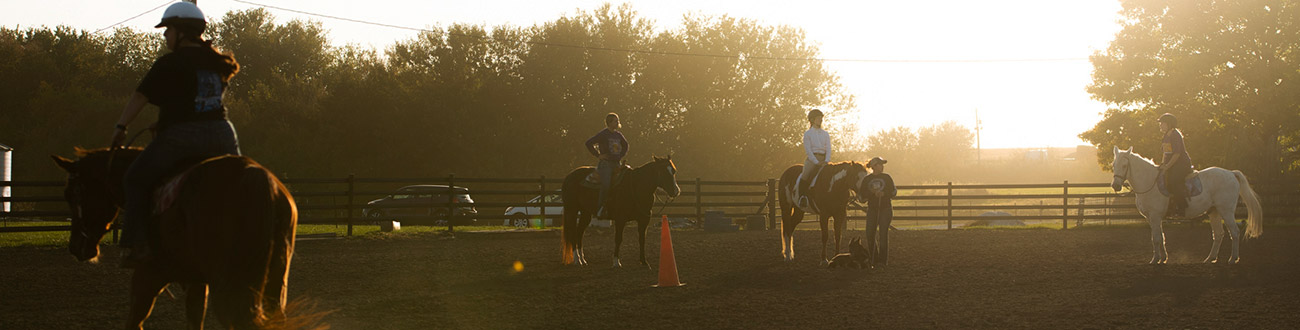 Equestrian Club during practice