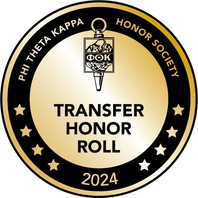 2024 Transfer Honor Roll PTK medallion image