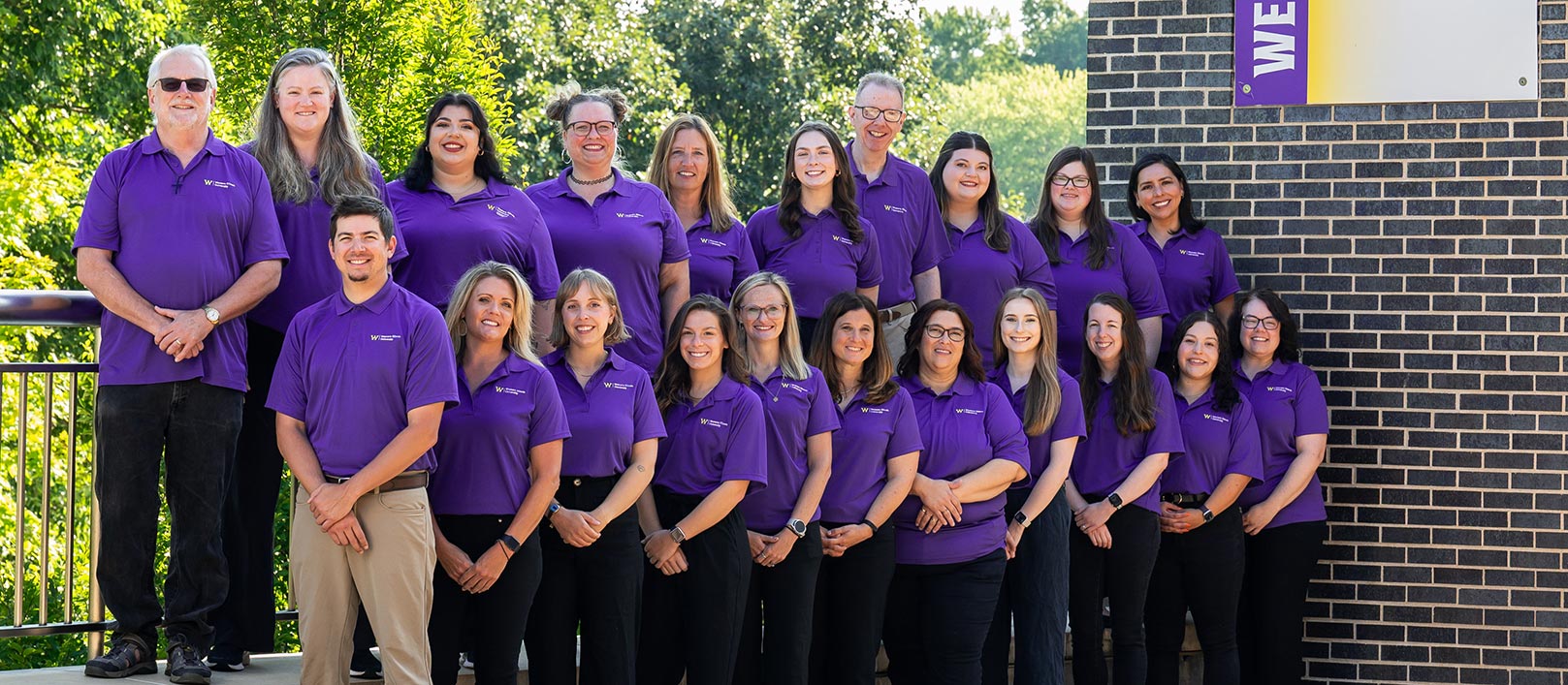 group photo of admissions staff